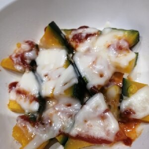 レンジで かぼちゃのケチャップチーズ焼き レシピ 作り方 By はじゃじゃ 楽天レシピ